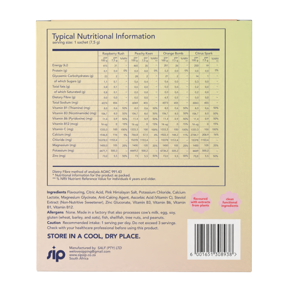 Daily Electrolyte & Vitamin Sachets
